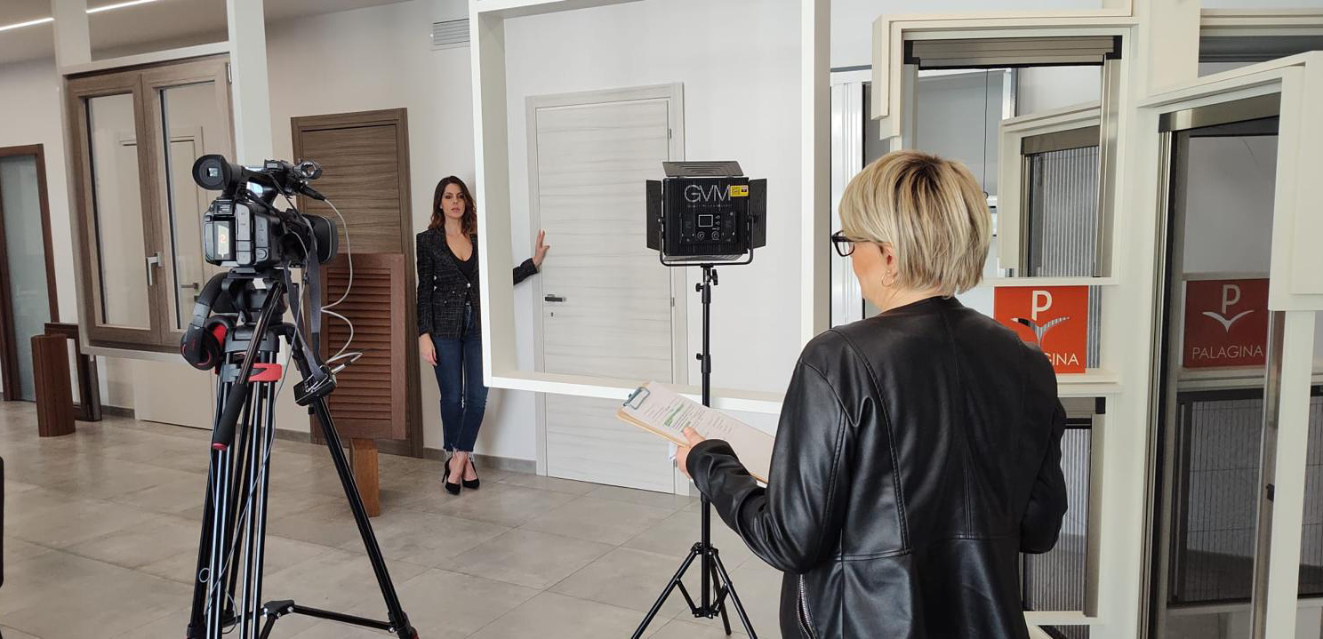 Backstage riprese Telelombardia