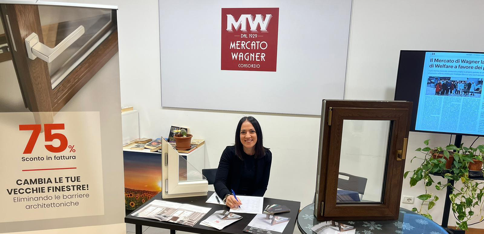Presenza al Mercato di Piazza Wagner